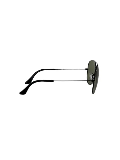 Ray-Ban napszemüveg - AVIATOR LARGE METAL - BLACK / GREY GREEN