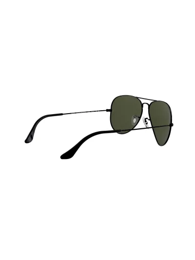Ray-Ban napszemüveg - AVIATOR LARGE METAL - BLACK / GREY GREEN