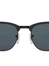 Ray-Ban napszemüveg - CLUBMASTER METAL - SHINY BLACK TOP MATTE / BLUE
