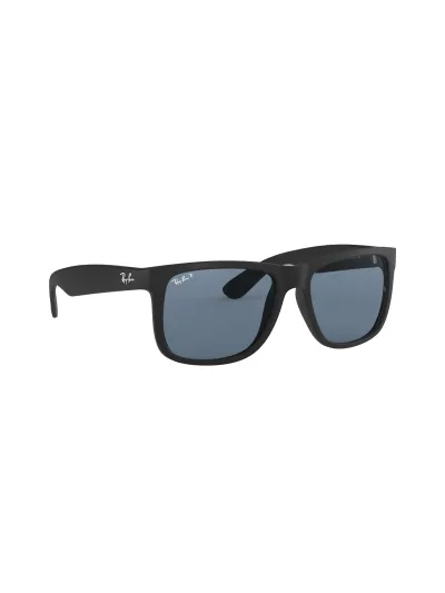 Ray-Ban napszemüveg - JUSTIN - BLACK RUBBER / DARK BLUE POLAR