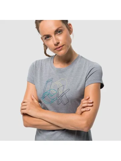 Jack Wolfskin OCEAN T Női Póló