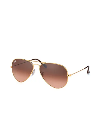Ray-Ban Napszemüveg Aviator Large Metal Shiny Light bronze / Pink Gradient brown