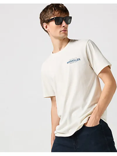 Wrangler - Graphic Tee / Vintage White - Férfi póló