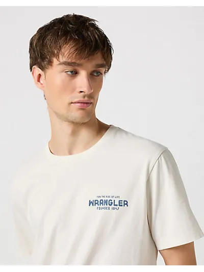 Wrangler - Graphic Tee / Vintage White - Férfi póló
