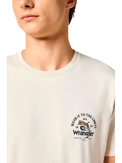 Wrangler - Graphic Tee / Vintage White - Férfi póló