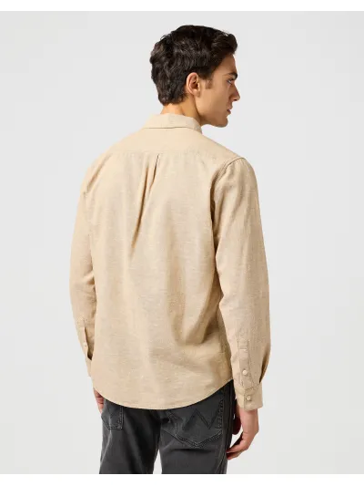 Wrangler - 1 PKT SHIRT / TIMBERWOLF - Férfi ing