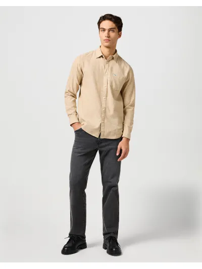 Wrangler - 1 PKT SHIRT / TIMBERWOLF - Férfi ing