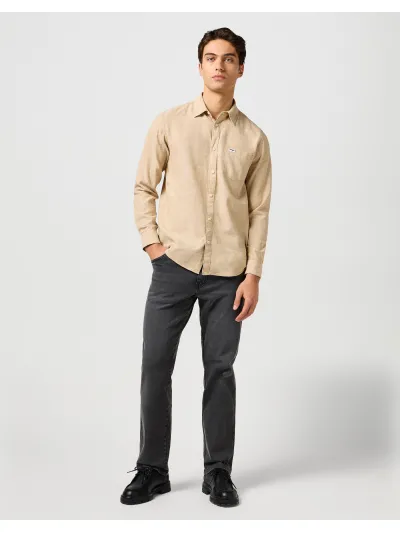 Wrangler - 1 PKT SHIRT / TIMBERWOLF - Férfi ing