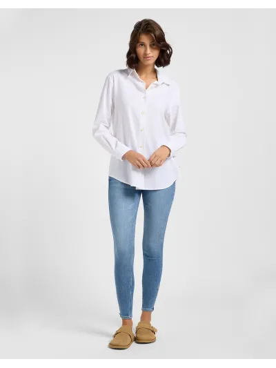 Lee - POCKETLESS SHIRT / BRIGHT WHITE - Női blúz