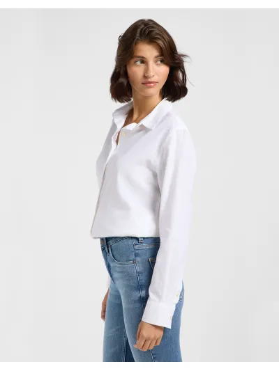 Lee - POCKETLESS SHIRT / BRIGHT WHITE - Női blúz