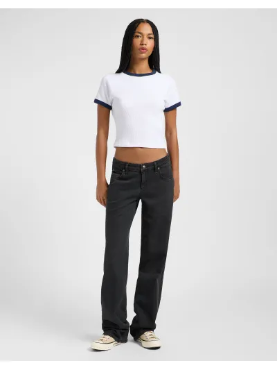Lee - RINGER RAGLAN TEE / BRIGHT WHITE - Női póló