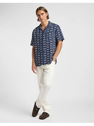 Lee - RESORT SHIRT / RIVET ECRU - Férfi ing