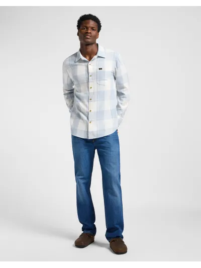 Lee - MERCANTILE SHIRT / ECRU CONCRETE - Férfi ing