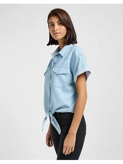 Lee - CROP TIED WESTERN SHIRT / LIGHT MOOD - Női ing