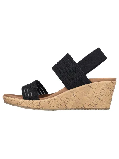 Skechers - BEVERLEE / SHEER LUCK - Magassarkú Női szandál