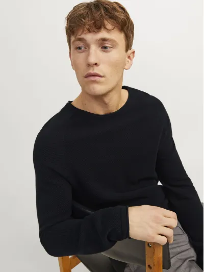Jack & Jones - Hill - Elegáns Férfi pulóver