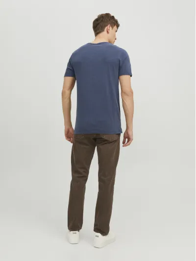 Jack & Jones - Split Neck - Férfi póló
