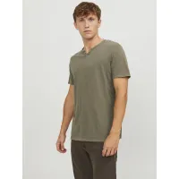 Jack & Jones - Split Neck - Férfi póló