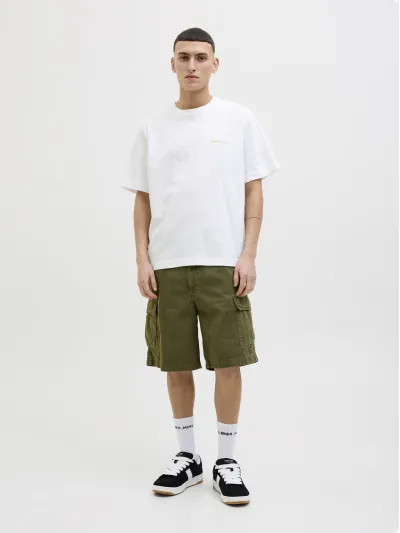 Jack & Jones - Paros Easter Sketch / Bright White - Férfi póló