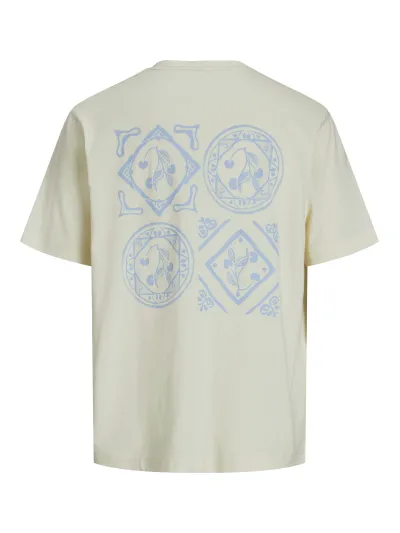 Jack & Jones - Paros Easter Sketch / Antique White - Férfi póló