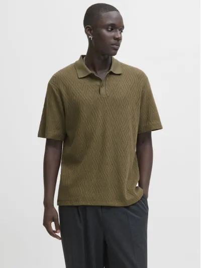 Jack & Jones - Galléros Férfi póló