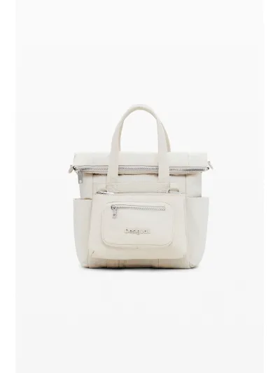 Desigual - BASIC MODULAR VOYAGER MINI ECRU - 2in1 Női oldaltáska