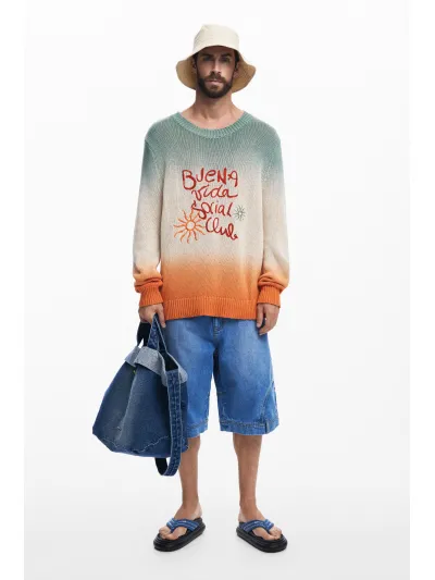 Desigual - KING - Sportos Férfi pulóver