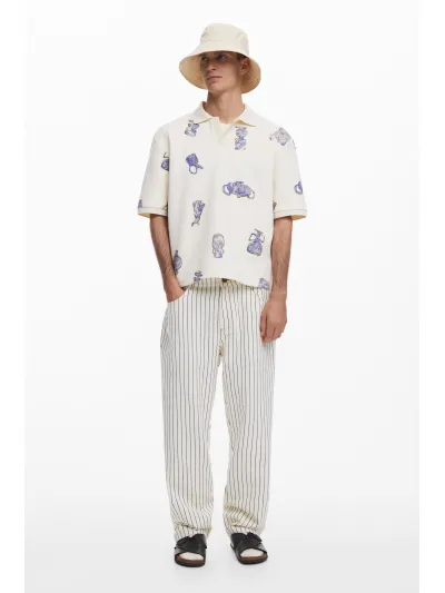 Desigual - POL - Galléros Férfi póló