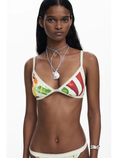 Desigual - BELICE TOP - Női bikini felső