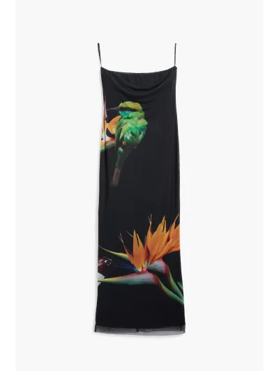 Desigual - COLIBRÍ STRAPLESS - Női ruha