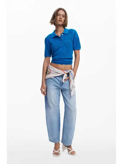 Desigual - RAY - Galléros Női póló