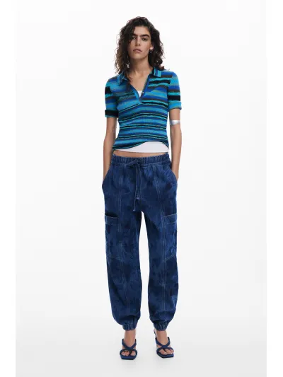 Desigual - CIMARRÓN - Galléros Női póló