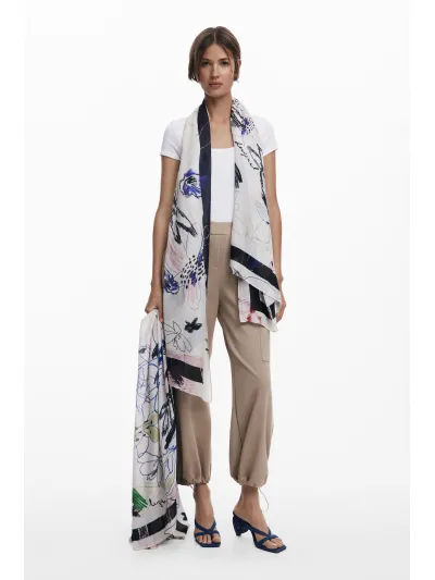 Desigual - ARTY TRAZO - Női sál