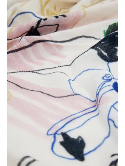 Desigual - ARTY TRAZO - Női sál