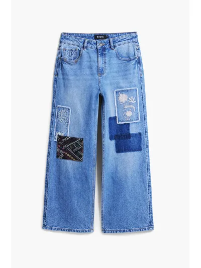 Desigual - PATCHES - Női farmernadrág