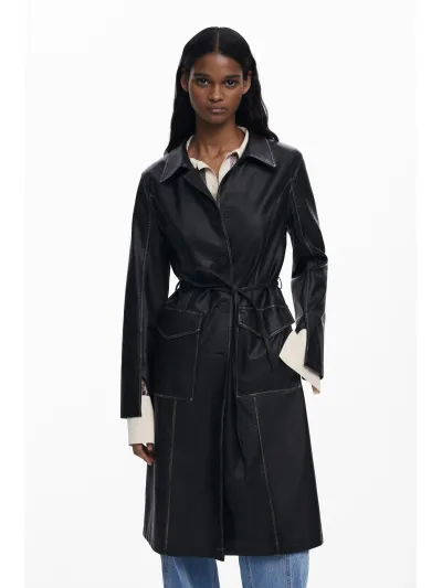 Desigual - LILLY - Női Kabát Bőrhatással