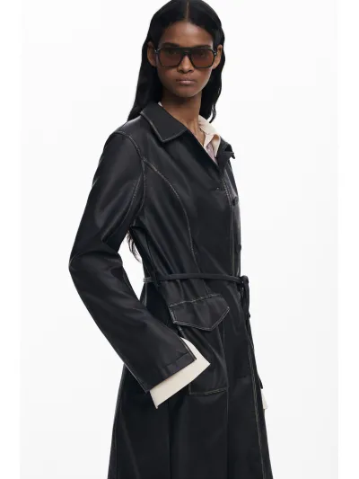 Desigual - LILLY - Női Kabát Bőrhatással