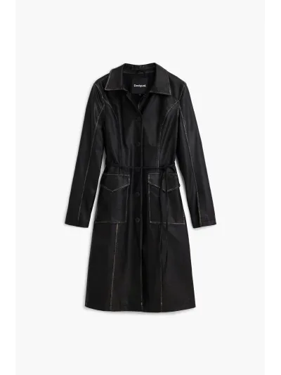 Desigual - LILLY - Női Kabát Bőrhatással