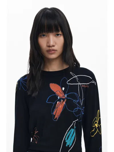 Desigual - ARTY - Elegáns Női pulóver