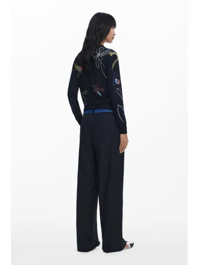 Desigual - DENIMWAIST - Elegáns Női nadrág