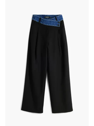 Desigual - DENIMWAIST - Elegáns Női nadrág