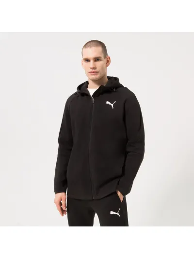 Puma - Evostripe Core Fz hoodie / Puma Black - Férfi melegítő pulóver