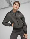 Puma - T7 Track Jacket / Puma Black Alpine Snow - Női pulóver