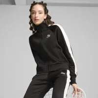 Puma - Iconic T7 Track Jacket / Puma Black - Női szabadidő pulóver