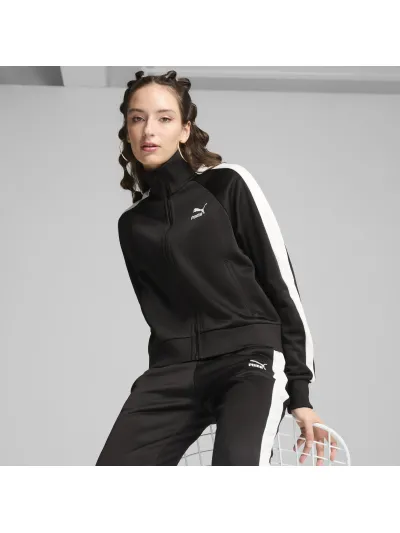 Puma - Iconic T7 Track Jacket / Puma Black - Női szabadidő pulóver