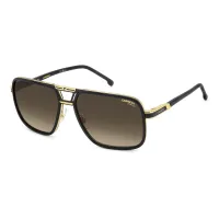 Carrera napszemüveg - Matte Black Gold / Clean / Brown gradient - Extra lencsével