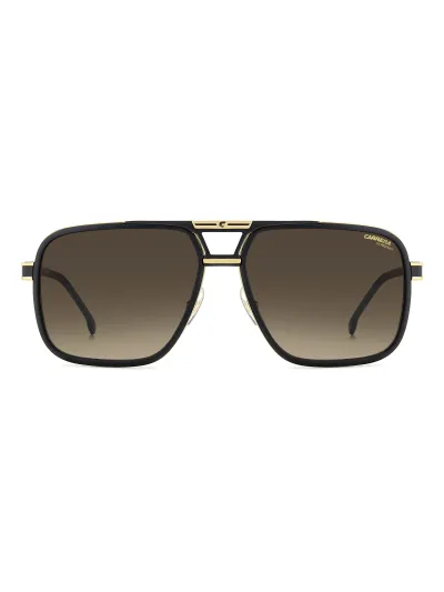 Carrera napszemüveg - Matte Black Gold / Clean / Brown gradient - Extra lencsével