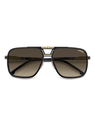 Carrera napszemüveg - Matte Black Gold / Clean / Brown gradient - Extra lencsével