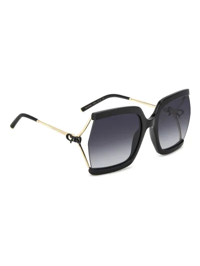 Carolina Herrera napszemüveg - Bow - Black Gold / Dark Grey Gradient