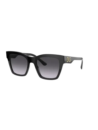 DOLCE & GABBANA napszemüveg - BLACK / GREY GRADIENT